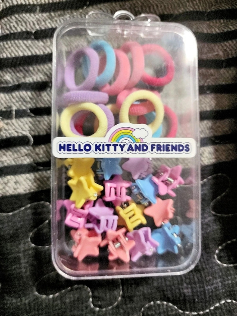 Sanrio Hello Kitty and Friends Hair Accessories Set Pink & Blue NWT